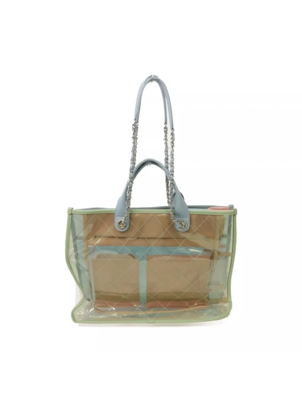💎 RUNWAY 💎 SPLASH Chanel Clear PVC Tote Bag - Picture 11 of 14